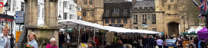 The market place in Wells, Somerset