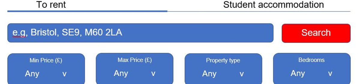 Property search box