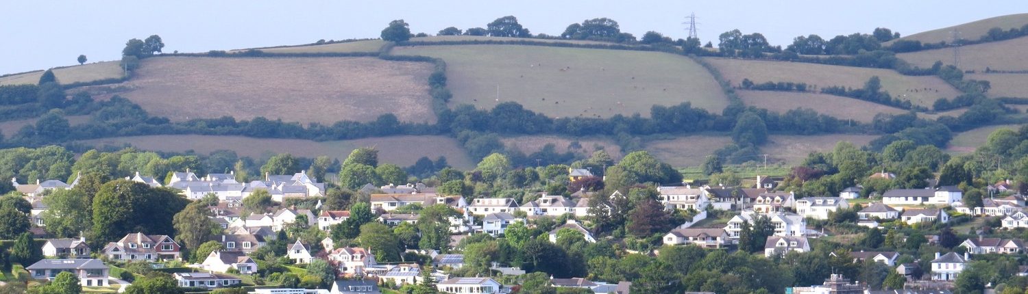 Stoke Gabriel hillside properties