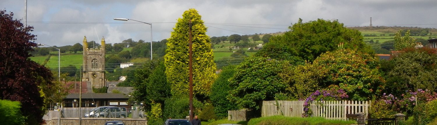 View of St Marys church in Callington