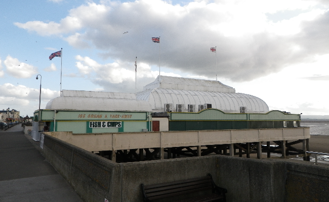 UK's shortest pier in Burnham on sea