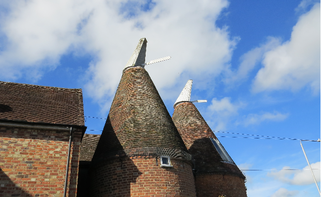 Roof of The Oast Theatre in Tonbridge