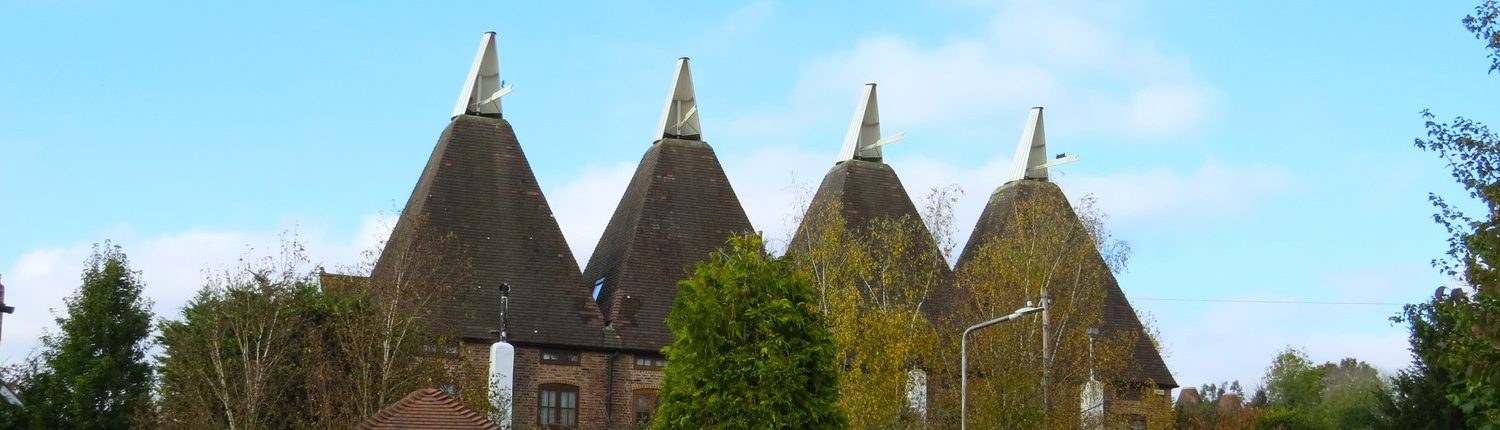 Oast house building