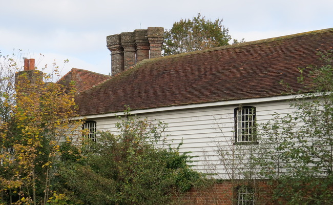 Wooden cladded property in East Peckham