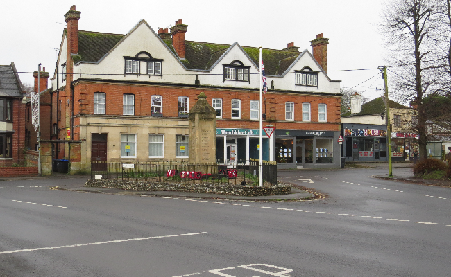 War Memorial in Ludgershall town centre