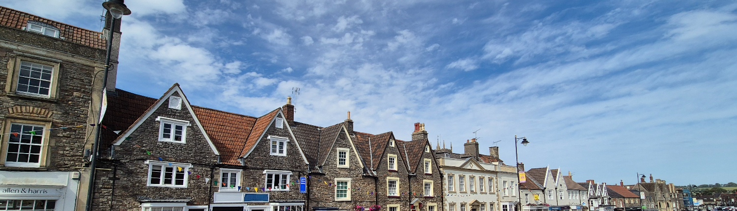 Period properties on Chipping Sodbury High Street