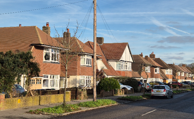 Residential street in Croydon
