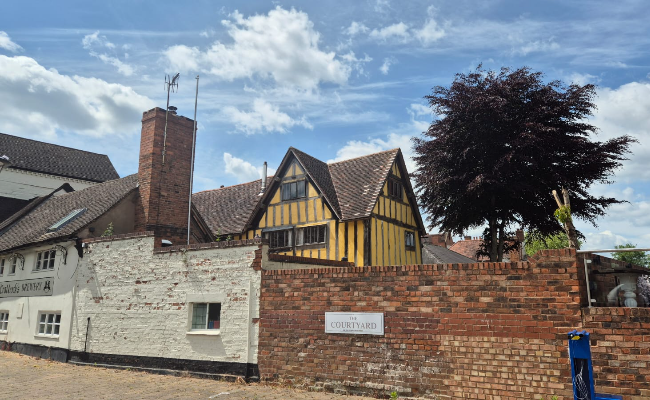 Tudor properties in the centre of Droitwich