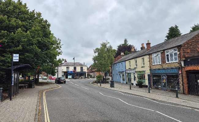 Street of shops in Liphook