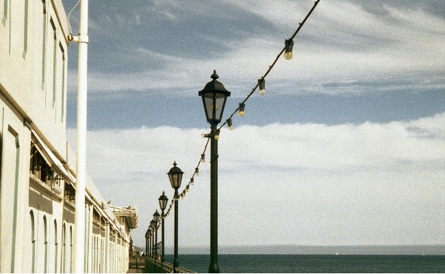 Lights on Paignton Pier